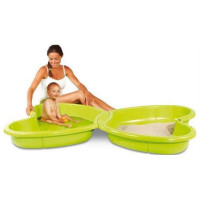 Детская песочница-бассейн пластиковая Сердечко